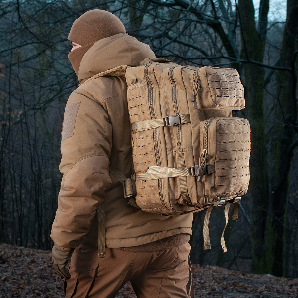 Рюкзак M-Tac Large Assault Pack Laser cut Tan Фото 4